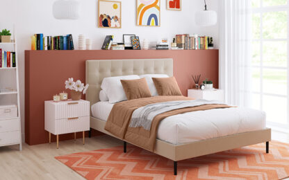 Novo Savannah Fabric Bed Frame