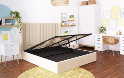 Novo Victoria Fabric Ottoman Bed Frame