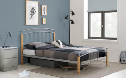 Birlea Tetras Metal Bed Frame